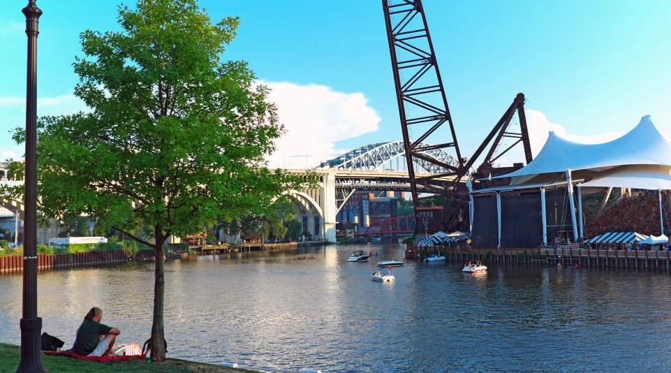 Cleveland Waterfront from Lady Caroline