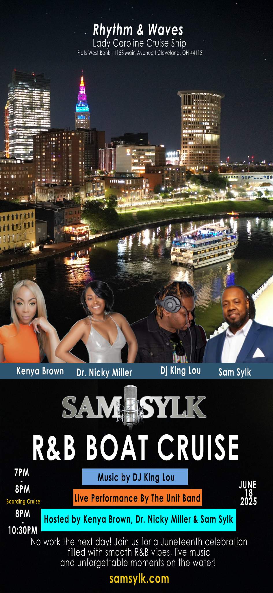 Sam Sylk Juneteenth Cruise in Cleveland
